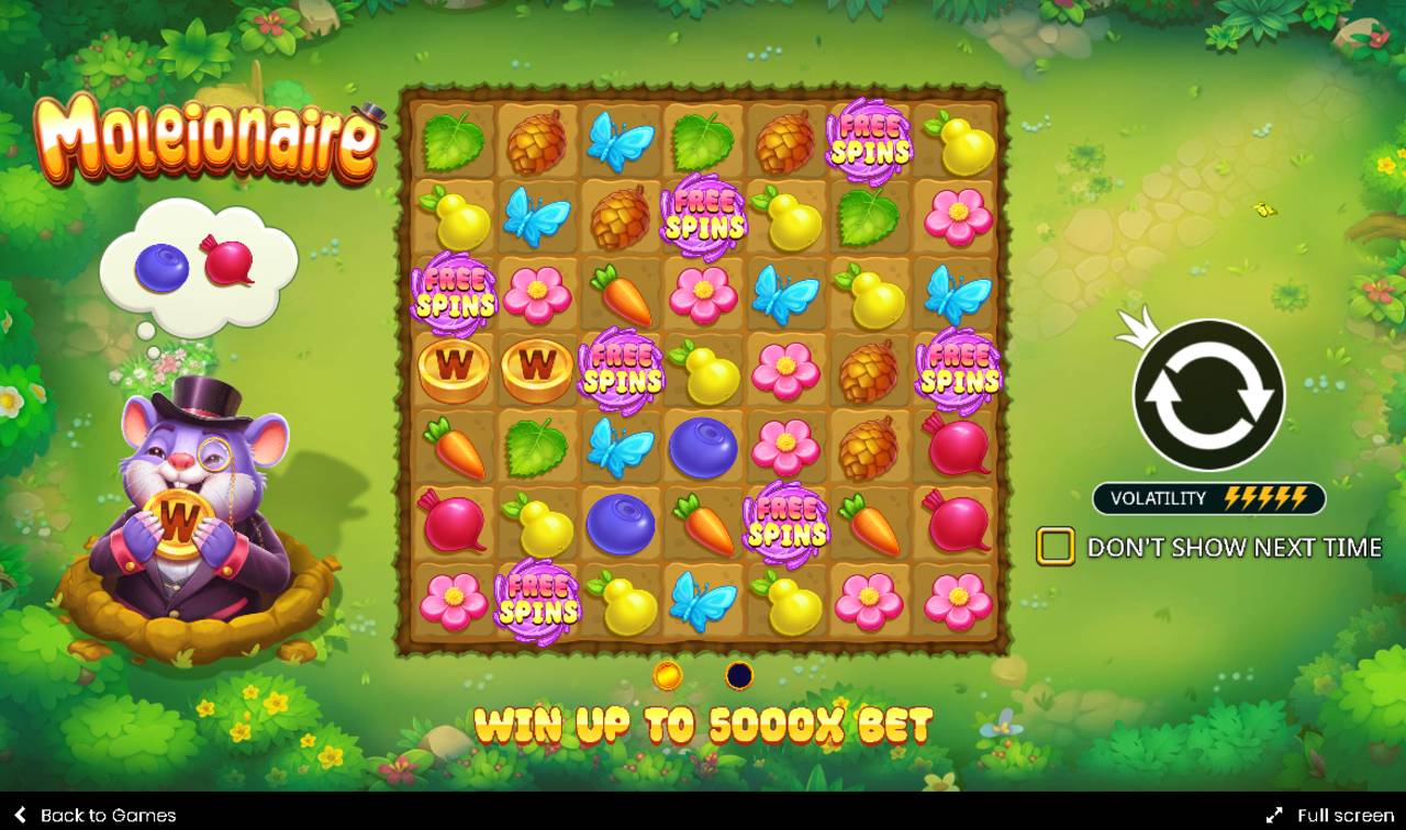 Moleionaire (Pragmatic Play) Image 1